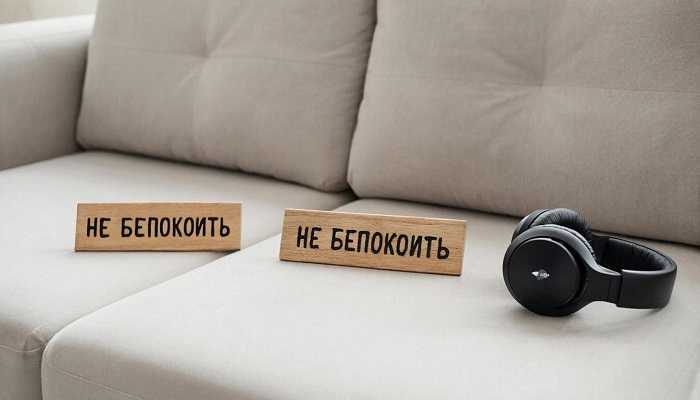 Подробнее о статье Наушники с шумоподавлением и таблички «Не беспокоить»